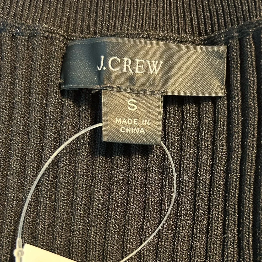 J. Crew Super Sculpt Ribbed Crewneck Sweater